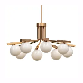 Chandelier With Glass Balls Scandinavian Style Plafonds